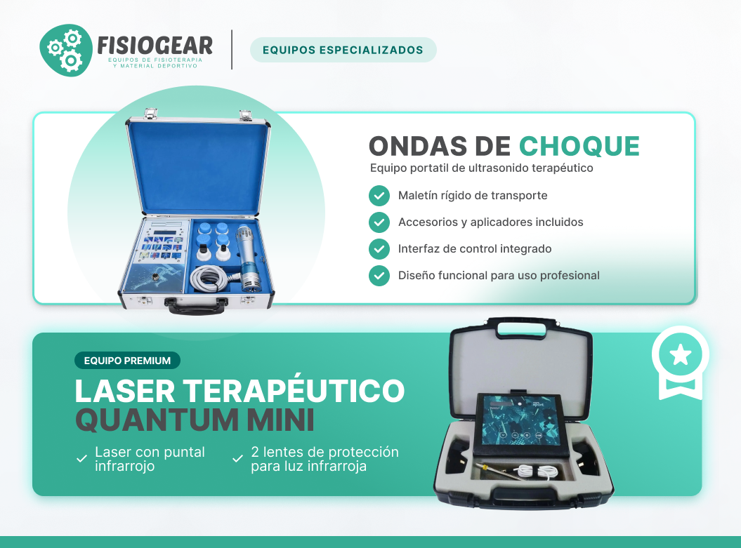 Catálogo de equipos especializados Fisiogear